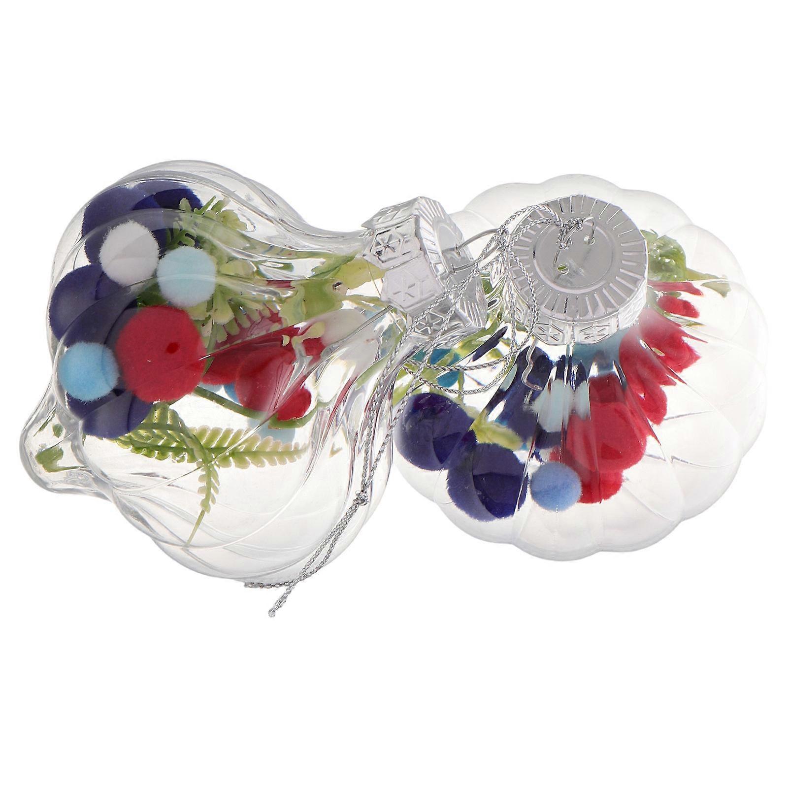 Independence Day Plastic Hanging Ornaments for Party 4Pcs Assorted Colors