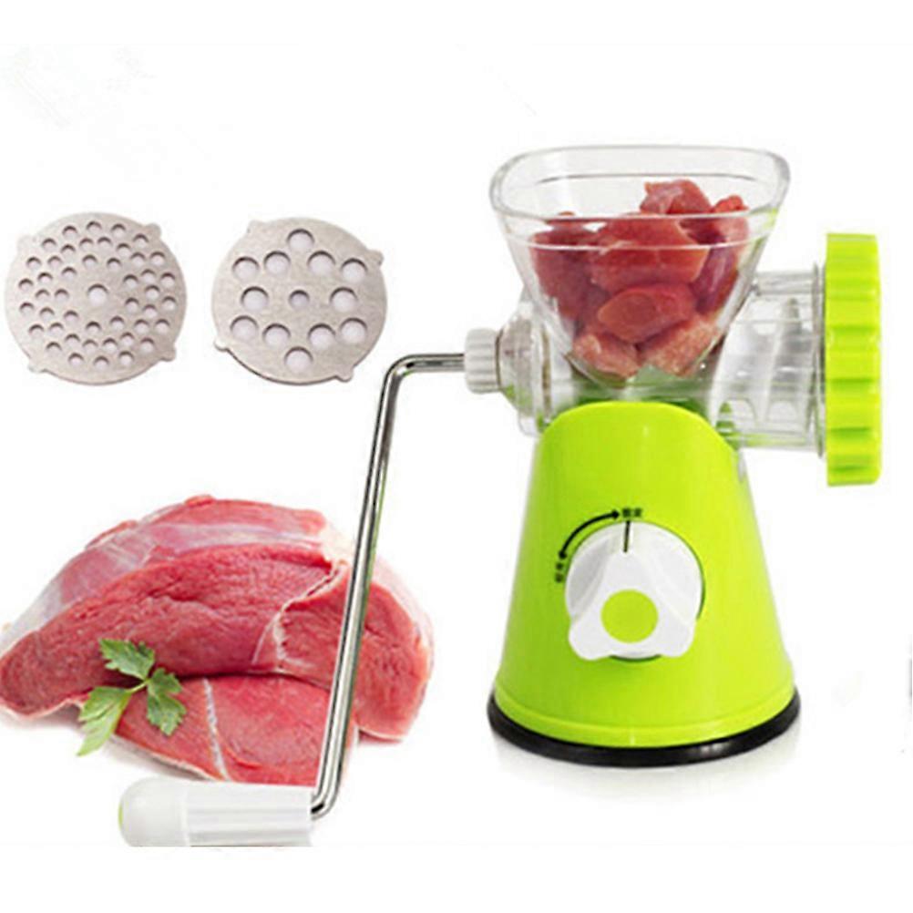 Meat Hand Crank Mincer with Powerful Suction Base 2Pcs for Kitchen Use