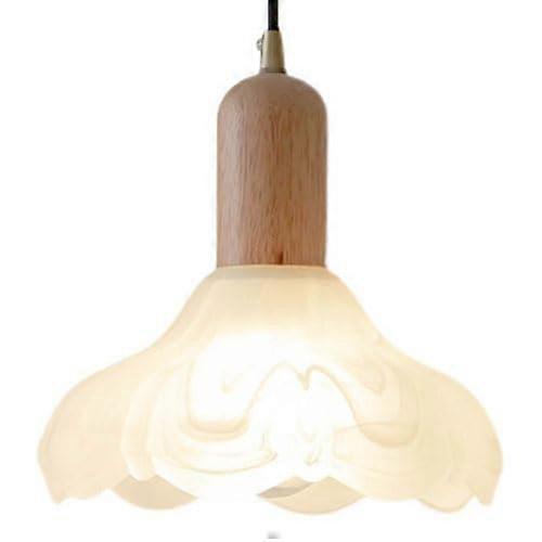 Flush Mount Ceiling Chandelier Nordic Pendant Lamp With Glass Lampshade For Bedroom And Dining Lighting