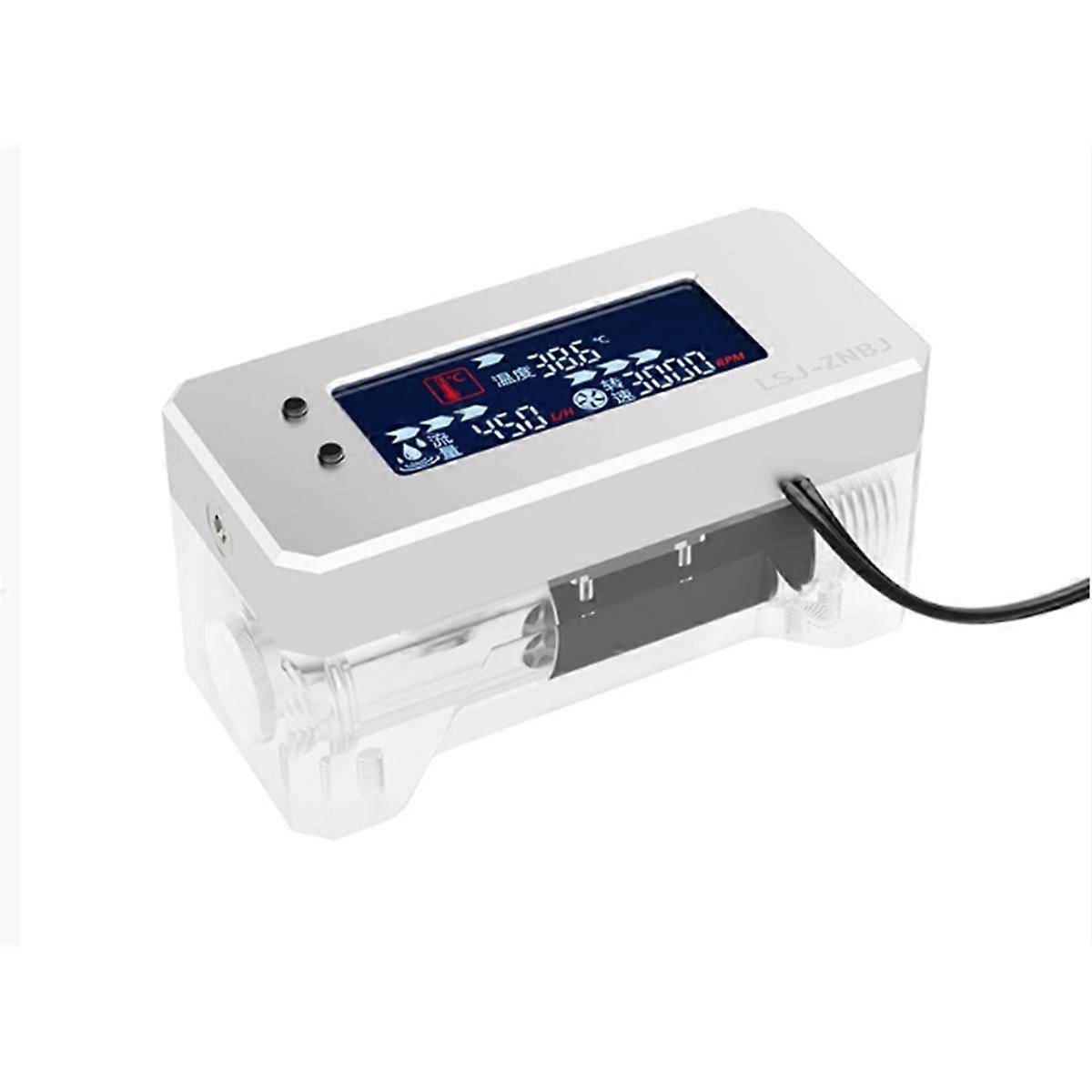 LCD Alarm for PC Water Cooling System High Temperature Monitoring Flow Speed Liquid Stop Running Mo