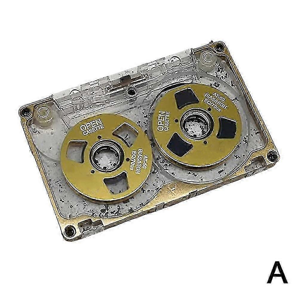 Empty Audio Cassette Tapes with 50 Minutes Recording Time for High-Quality Sound Recording and Playback
