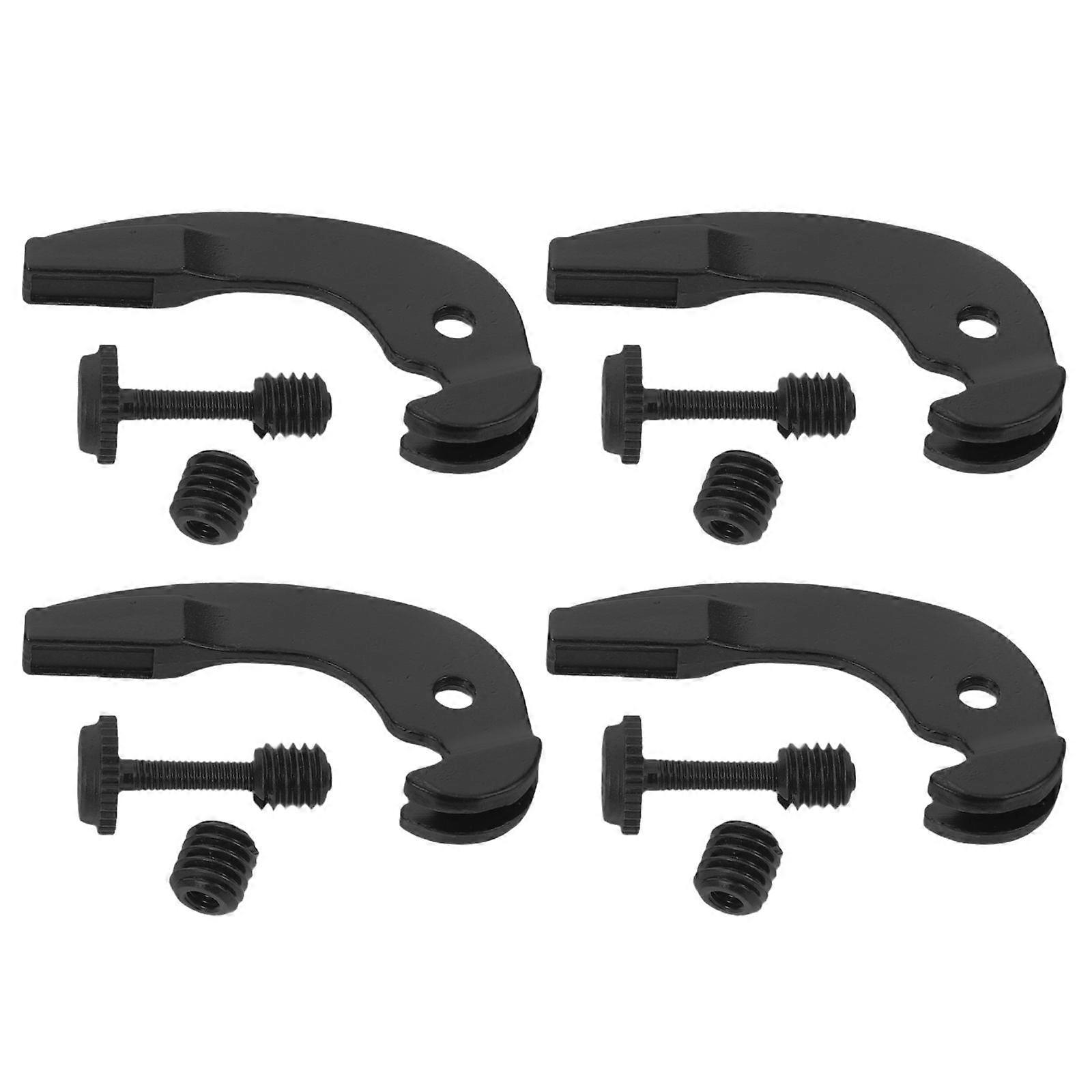 4pcs Violin Fine Tuners Metal String Adjuster Violin Tuning Clip Fine Tuning Pegs Music Instrument Replacement Parts for Accurate Adjustment