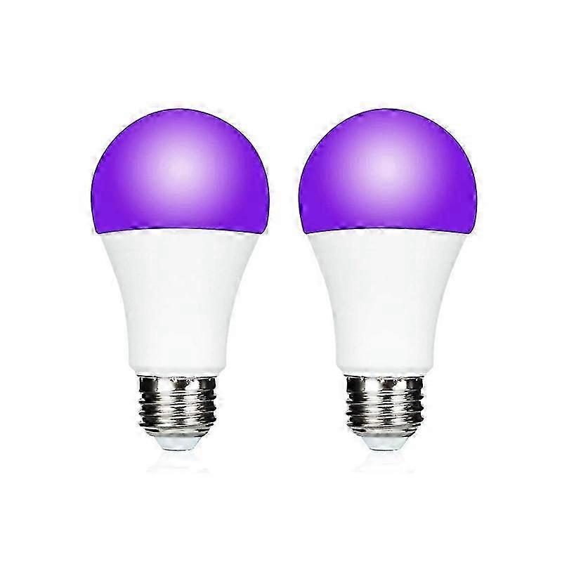 2pcs /Pack 9W E27 LED Purple Light UV Bulbs Ambient Light SZRH BF