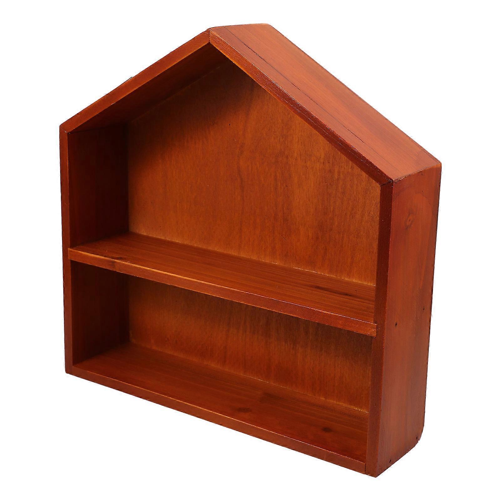 Wood Display Stand Figure Display Stand for 3Pcs Figure Collections