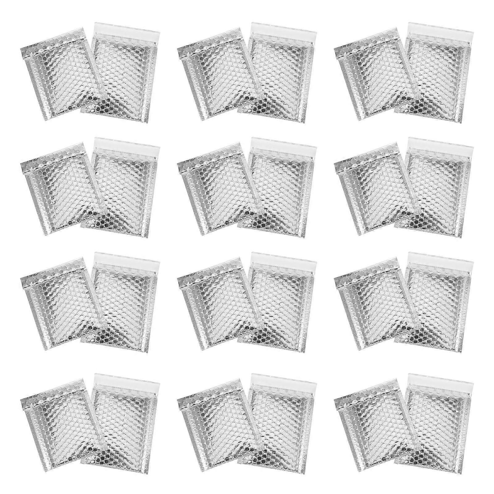 Silver Bubble Envelopes Self Sealing Envelope Bag for Jewelry 300Pcs