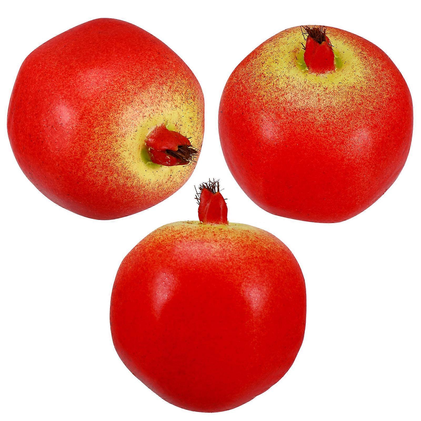 Artificial Pomegranate Fruit Model for Home Decoration 9Pcs