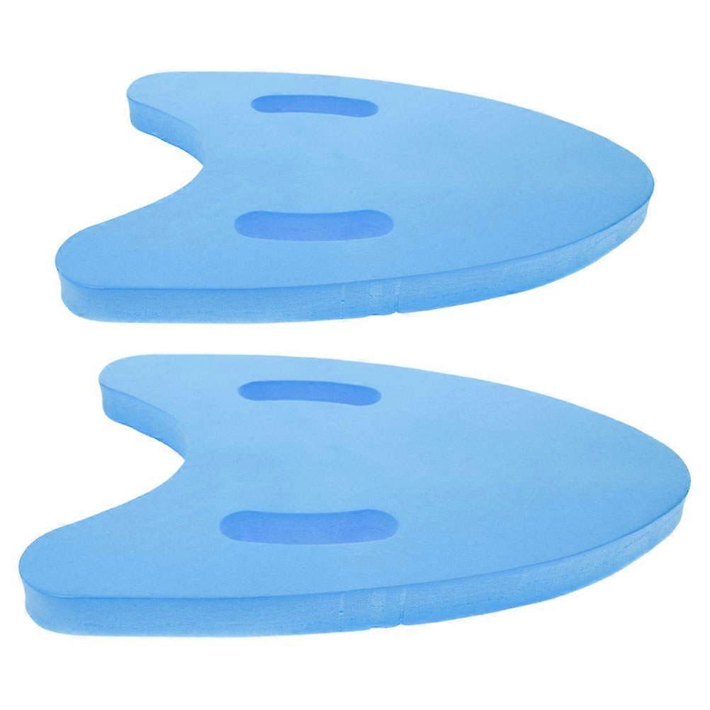 Beginners Swim Float Training Aid Kickboard 4Pcs Sky-Blue Eva