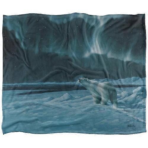 Wild Wings Polar Night Light 2 Silky Supersoft Blanket