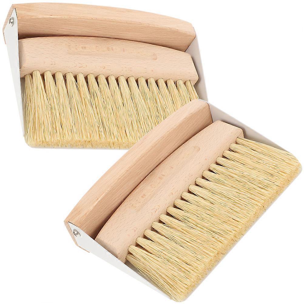 Mini Brush and Dustpan Set for Keyboard Desktop Cleaning 4Sets
