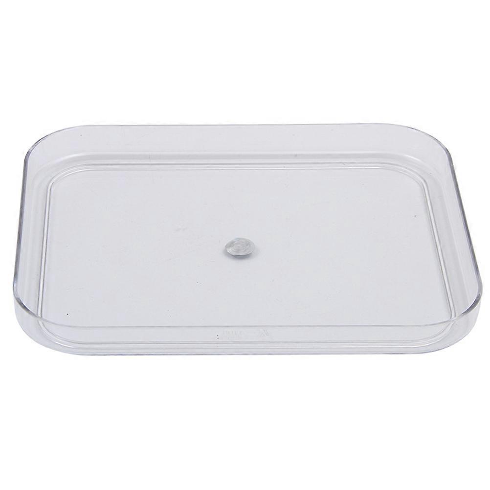 Fruit Bowl Snack Tray Square for Storage 3Pcs Clear Acrylic Trays