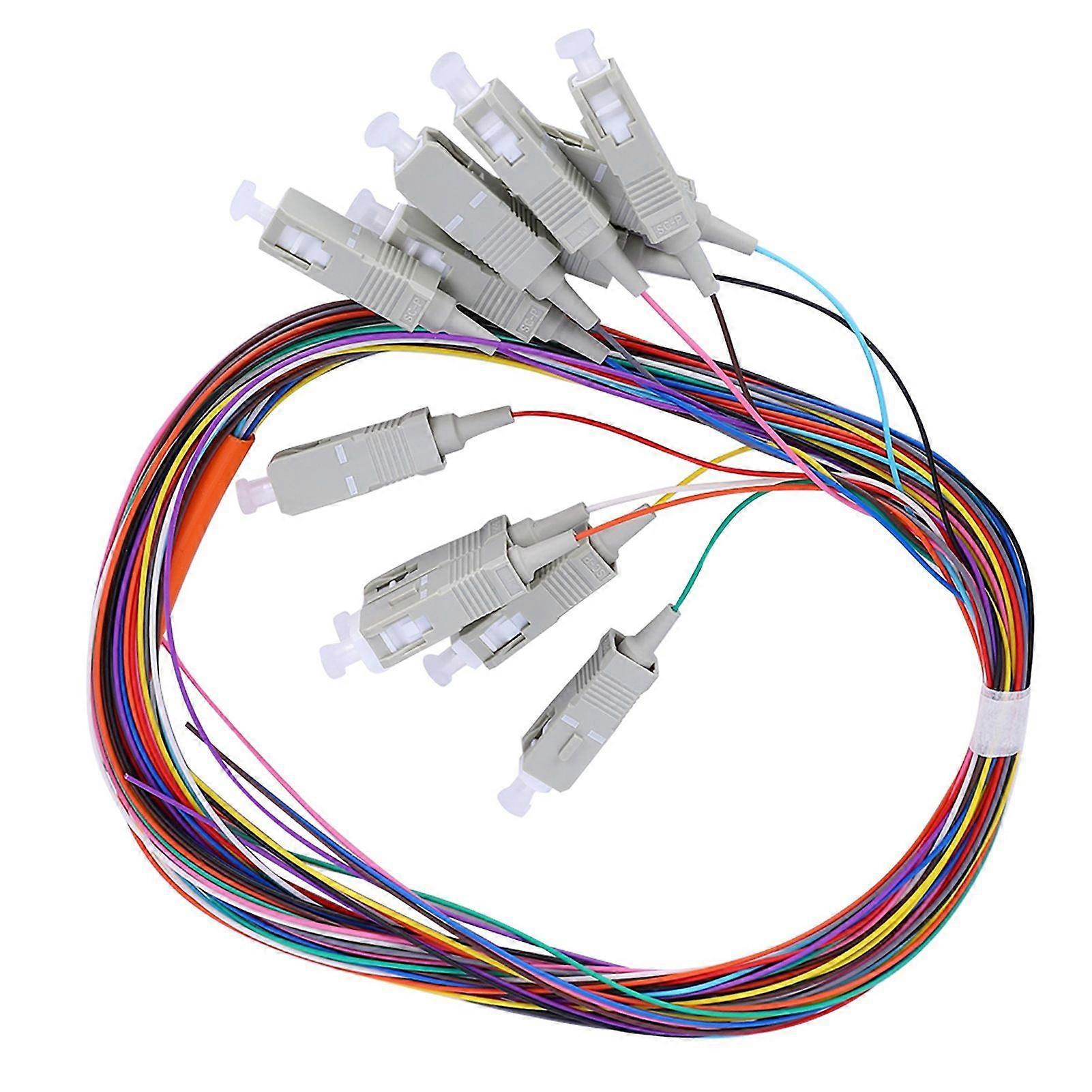 Fiber Pigtail Cable Multimode CarrierClass Level 12Pole SC/UPC 62.5/125 with PVC Shell