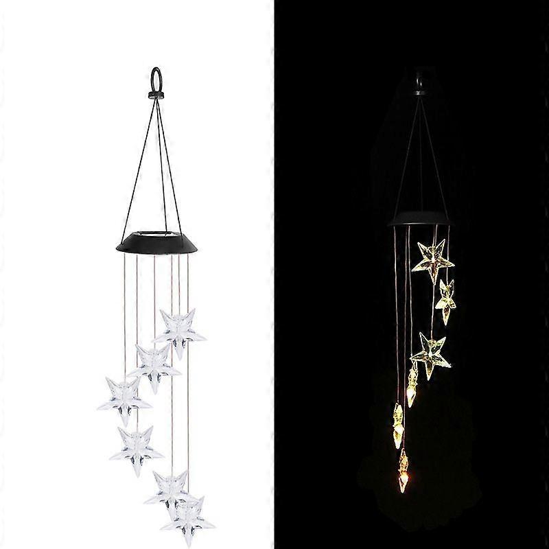Solar Christmas Wind Chime Lights