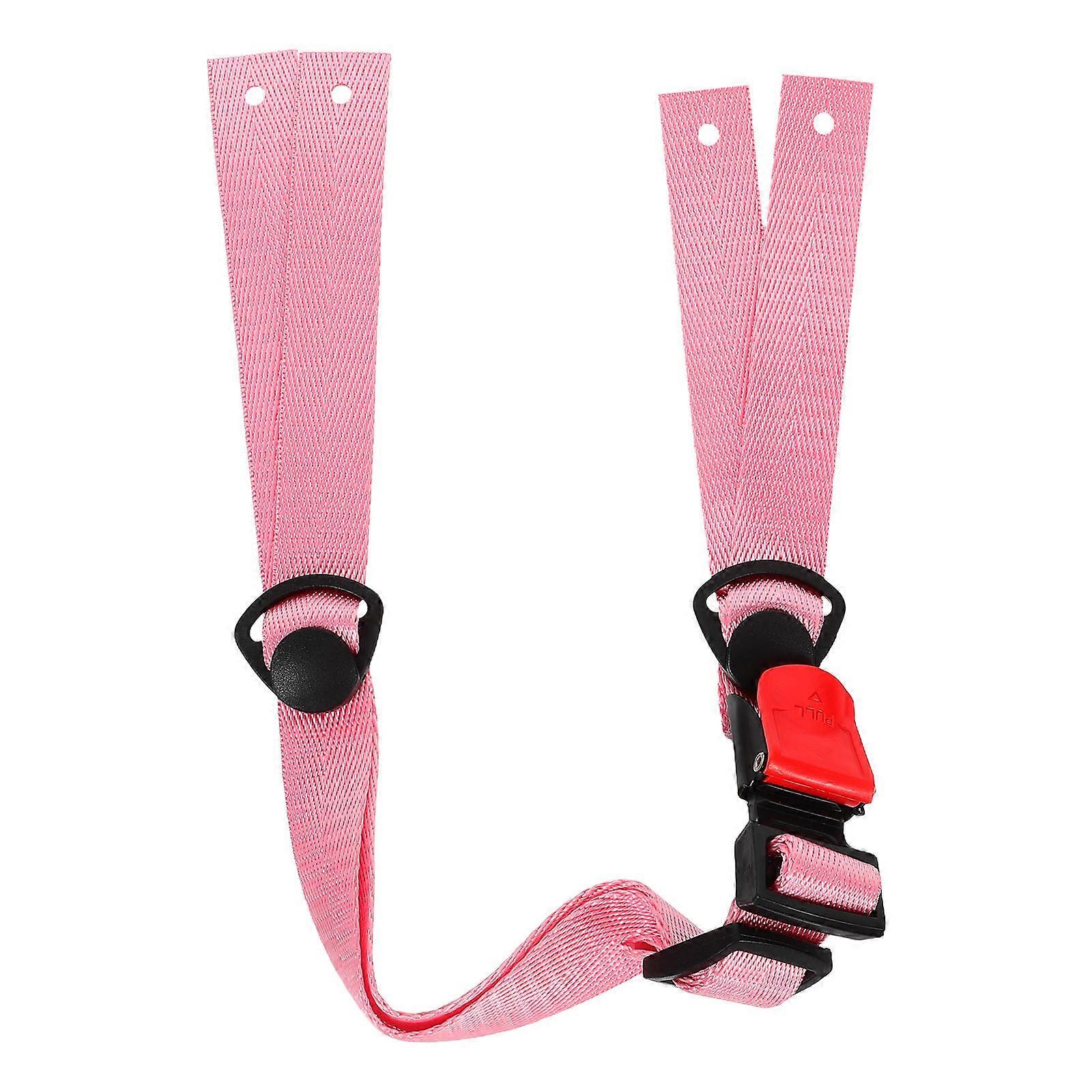 Chin Strap Adjustable Y Shape for Sports Pink PP Material