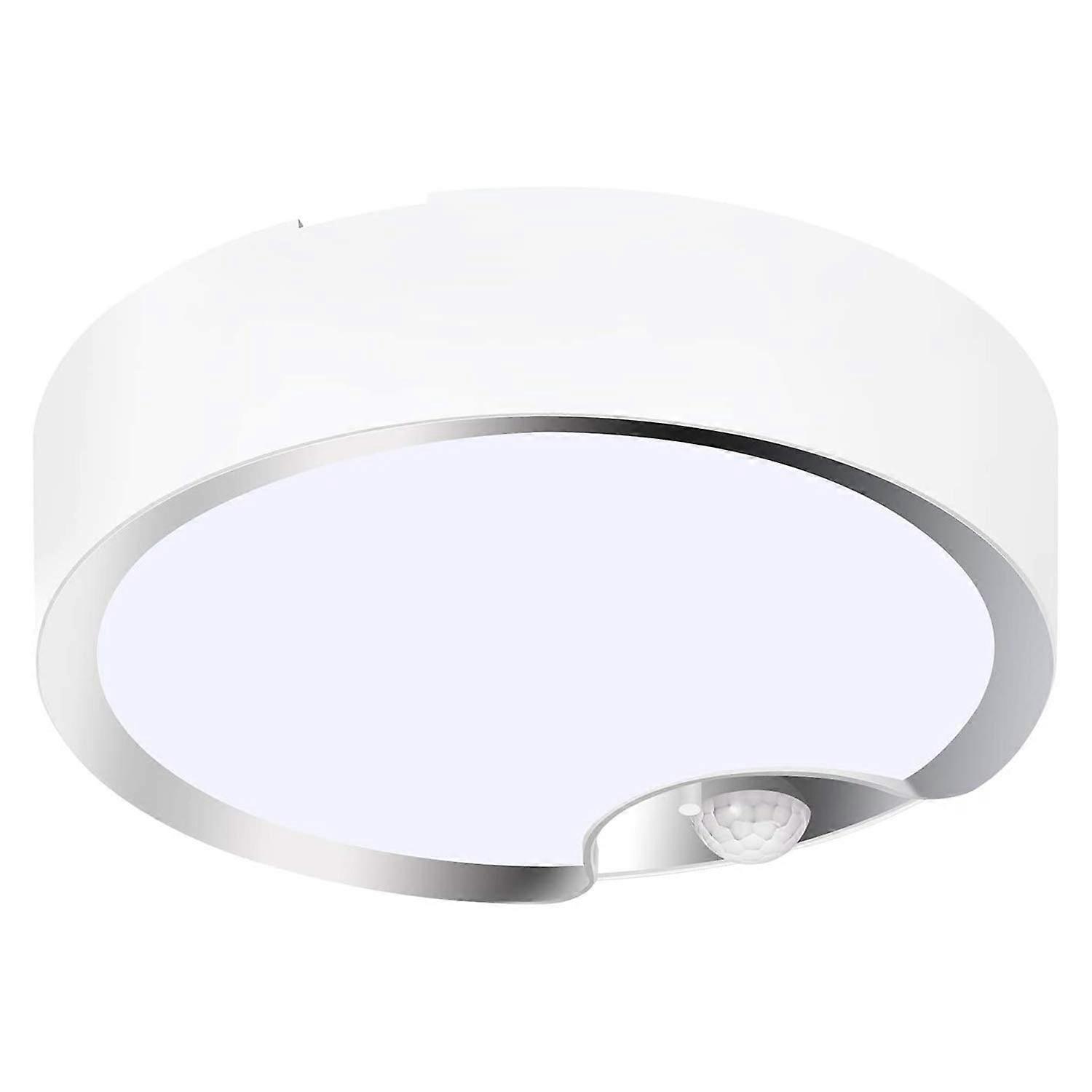 Motion Sensor Ceiling Lights Battery Powered LED for Indoor Outdoor Use in Corridors and Laundry Rooms, 12 Inch Size
