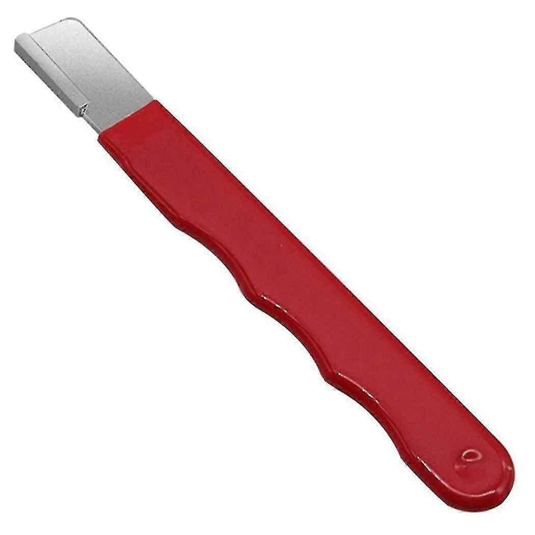 Metal Knife Pruning Sharpening Stone Handheld Garden Shear File Scissors Sharpener Portable Grinding Tool Red