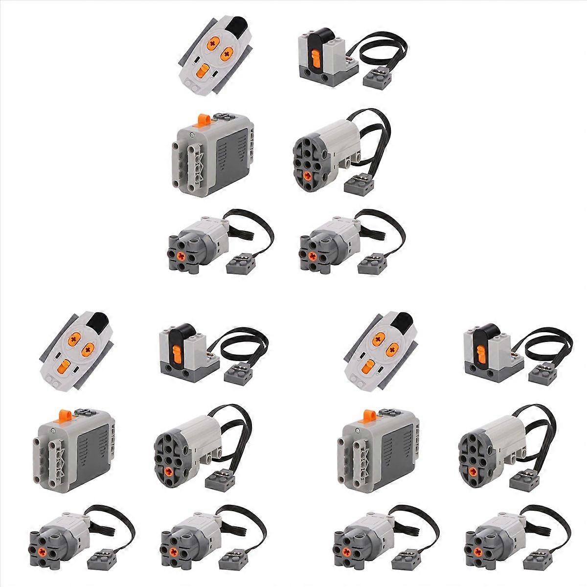 Power Function Set L Motor Servo Motor Battery Box IR Speed Remote Control Receiver Building Blocks