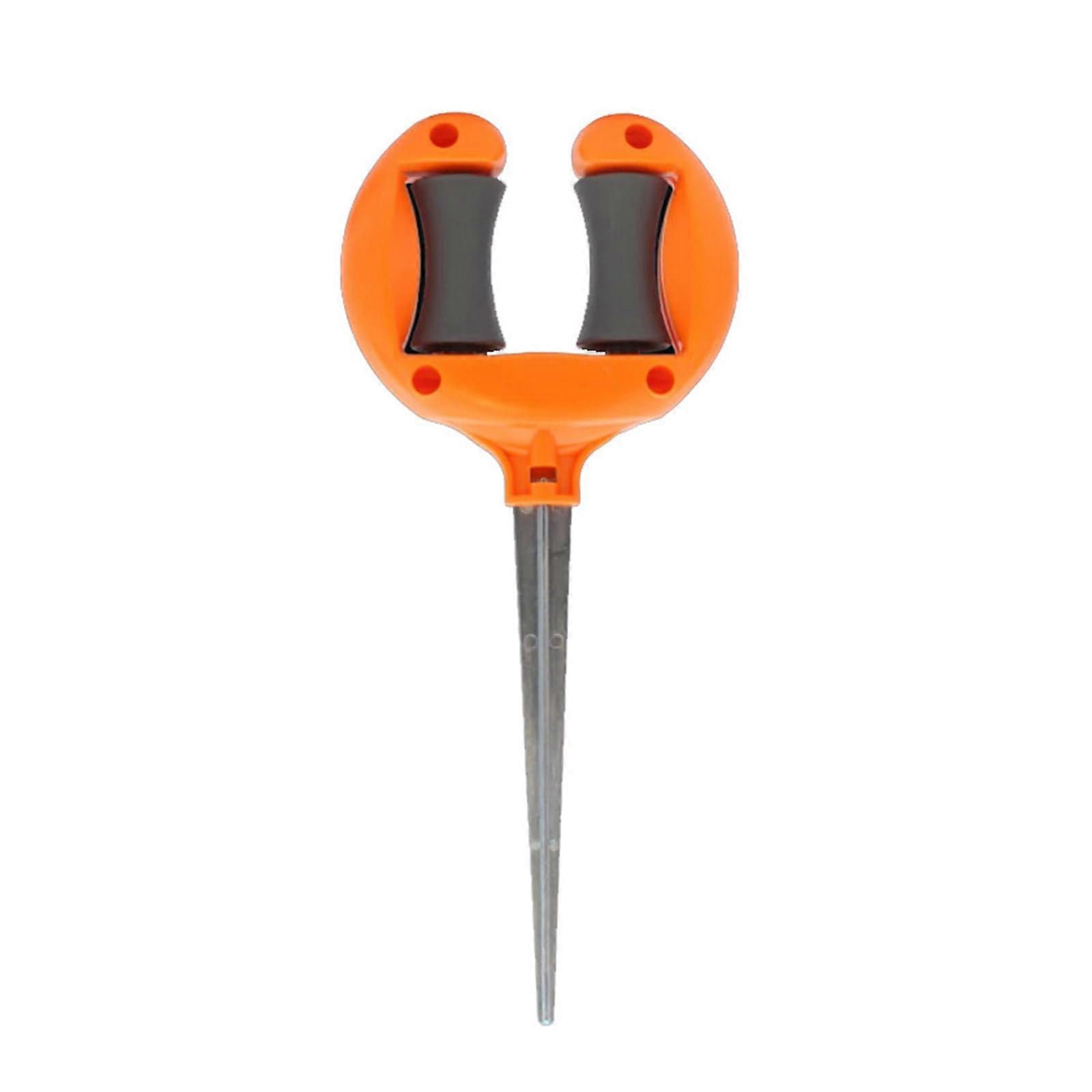 Garden Hose Hangers Orange Adjustable Water Pipe Support Rack Bright Orange Color For Hoses