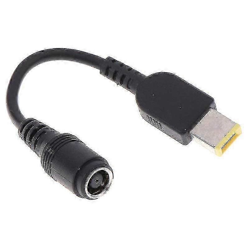 7.9 * 5.5ラウンドジャックからスクエアプラグエンドアダプターコンバーターケーブル(Lenovo IBM HFMQV用)