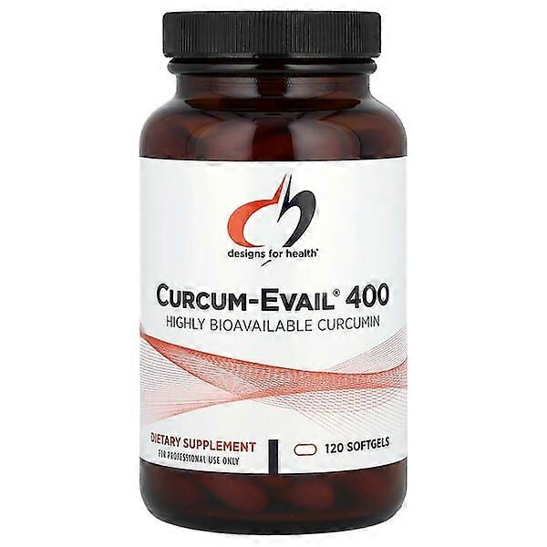 Designs For Health, Curcum-EvailÃÂÃÂÃÂÃÂ® 400, 120 Softgels (400 mg per Softgel)
