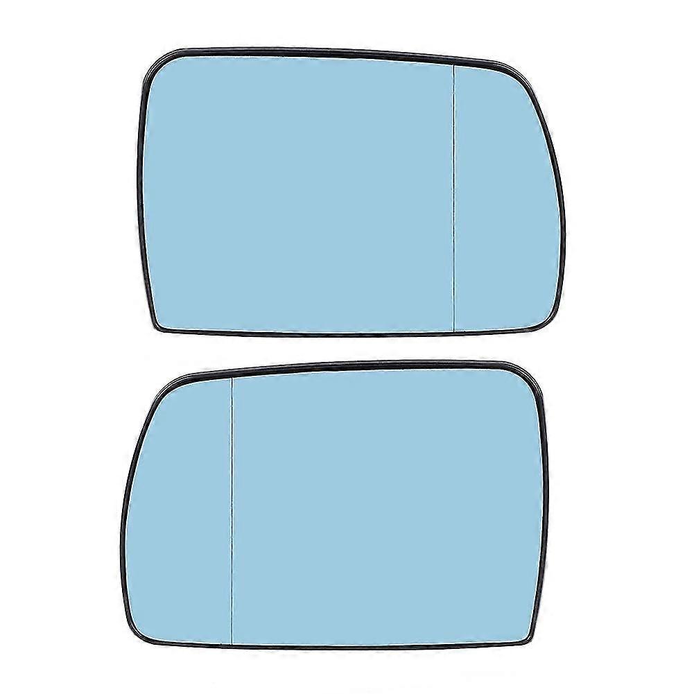 Heated Blue Wing Mirror Glass compatible with E53 X5 99-06 - Left/Right Side Door Rear View