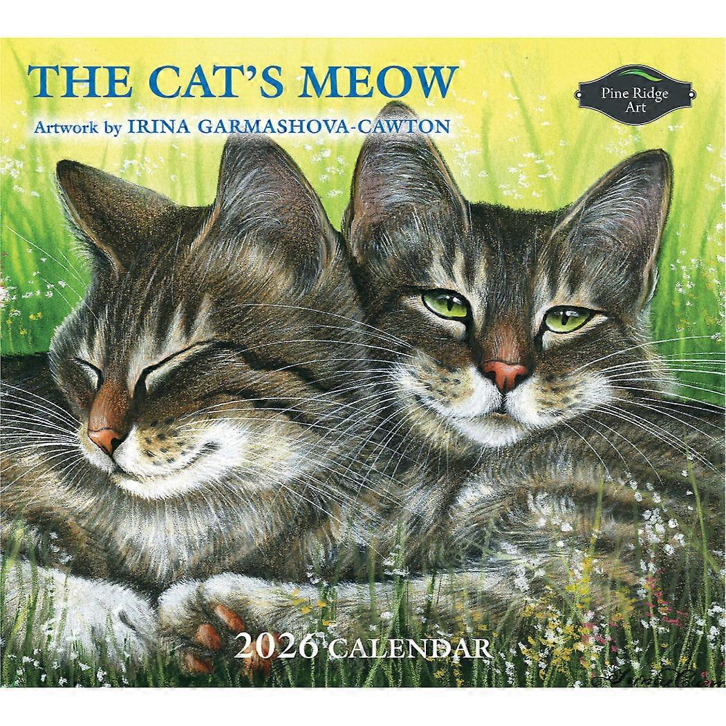 Pine Ridge The Cat's Meow Calendar 2026