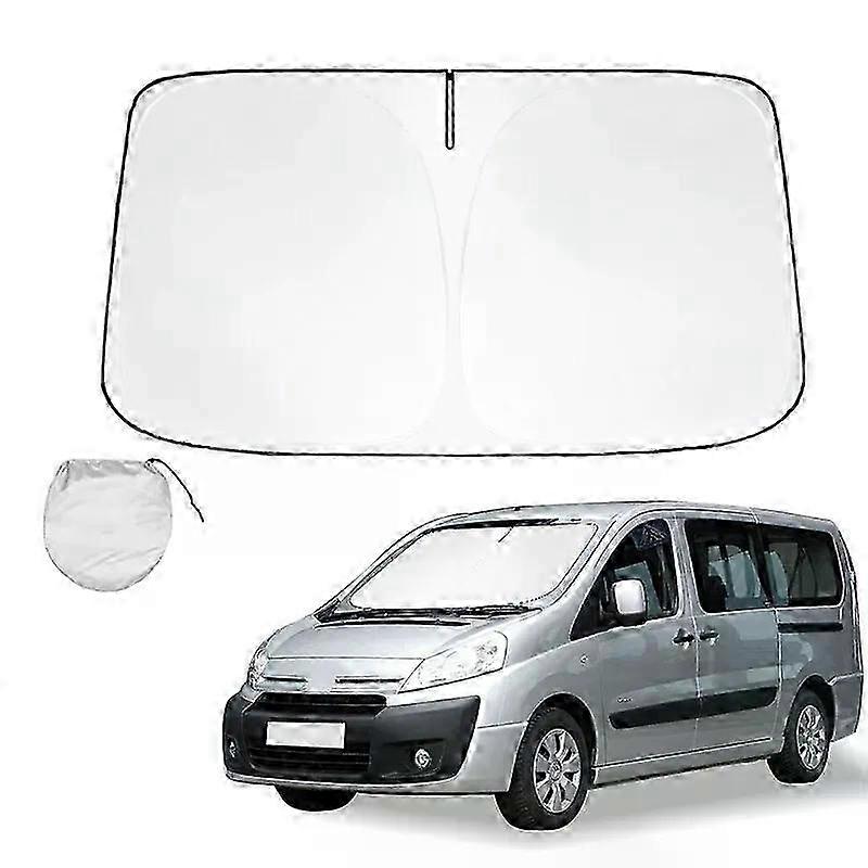 For Citroen Jumpy Windshield Sun Shade Sunshade Sun Visor Protector Foldable Blocks UV Rays Keep Car Cooler 25-26