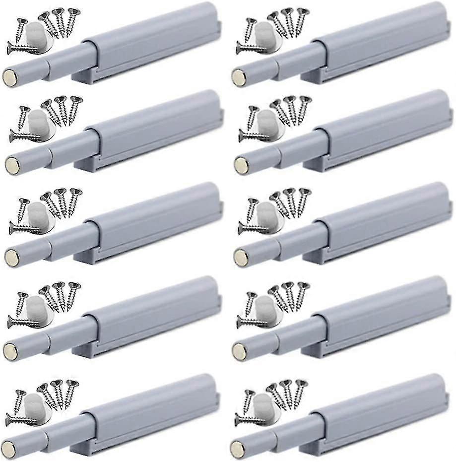 Door Open Close 10pcs Push-to-open Magnetic Latches
