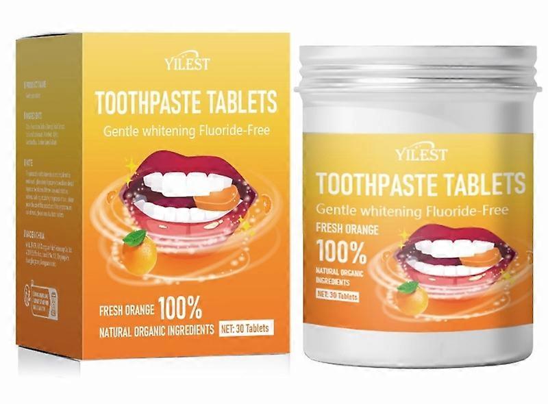 Orange Toothpaste Tablets (30 pcs)