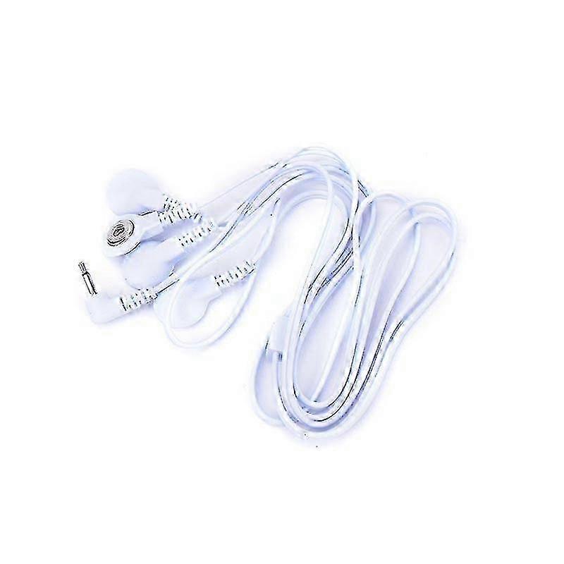 Improved 2.5mm 4-Button ElectroLead Wires for Therapy Machines - 2-in-1 Connecting Cables
