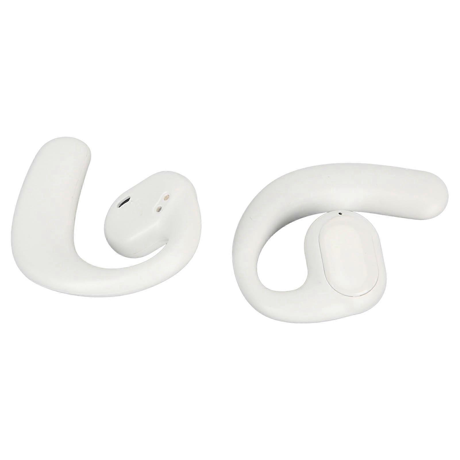 Language Translator Earbuds Multifunction Noise Reduction 144 Kinds Languages Real Time Translation Headphone White 