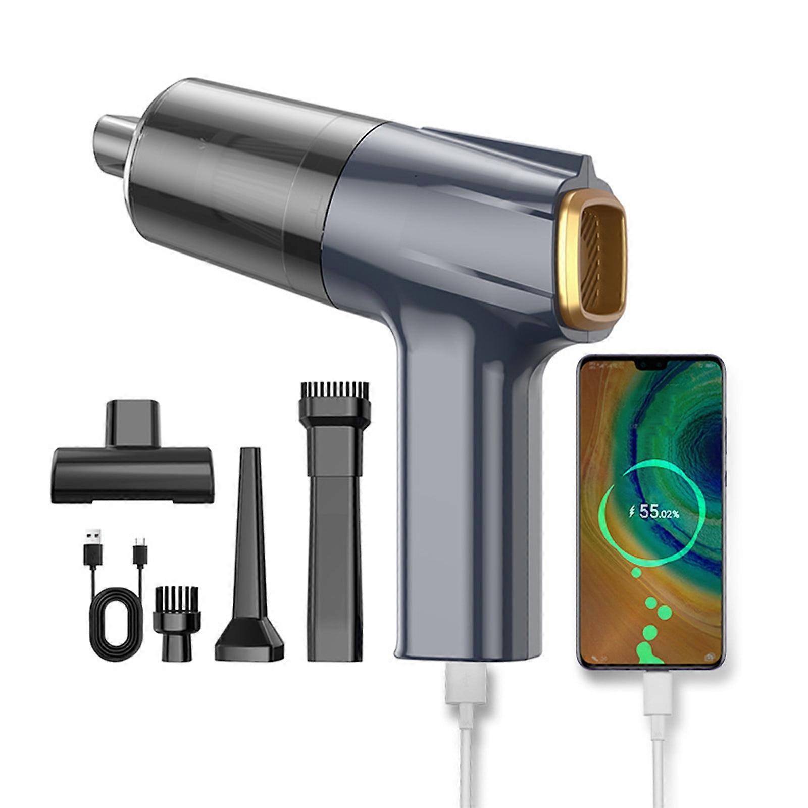 Spring Deal! Ympuoqn Mini Vacuum, Wireless Handheld Car Vacuum Cleaner Rechargeable, Strong Suction, 3-in-1 Compatible with Car, Keyboard Cleaning