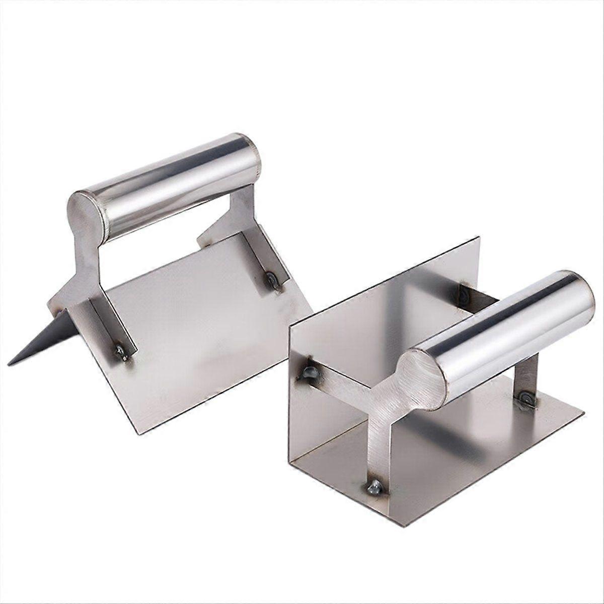 Stål Hörn Murslev Gipsvägg Hörn Formning Polering Kitt Skrapa Cement Efterbehandling Constructi