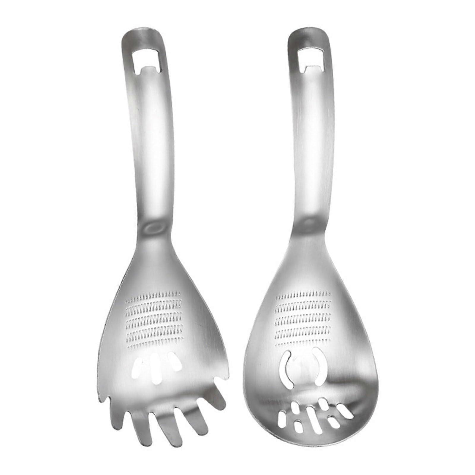 Strainer Spoon Set Of 2, Dishwasher Safe Kitchen Tool For Straining Dumplings, Easy To Clean