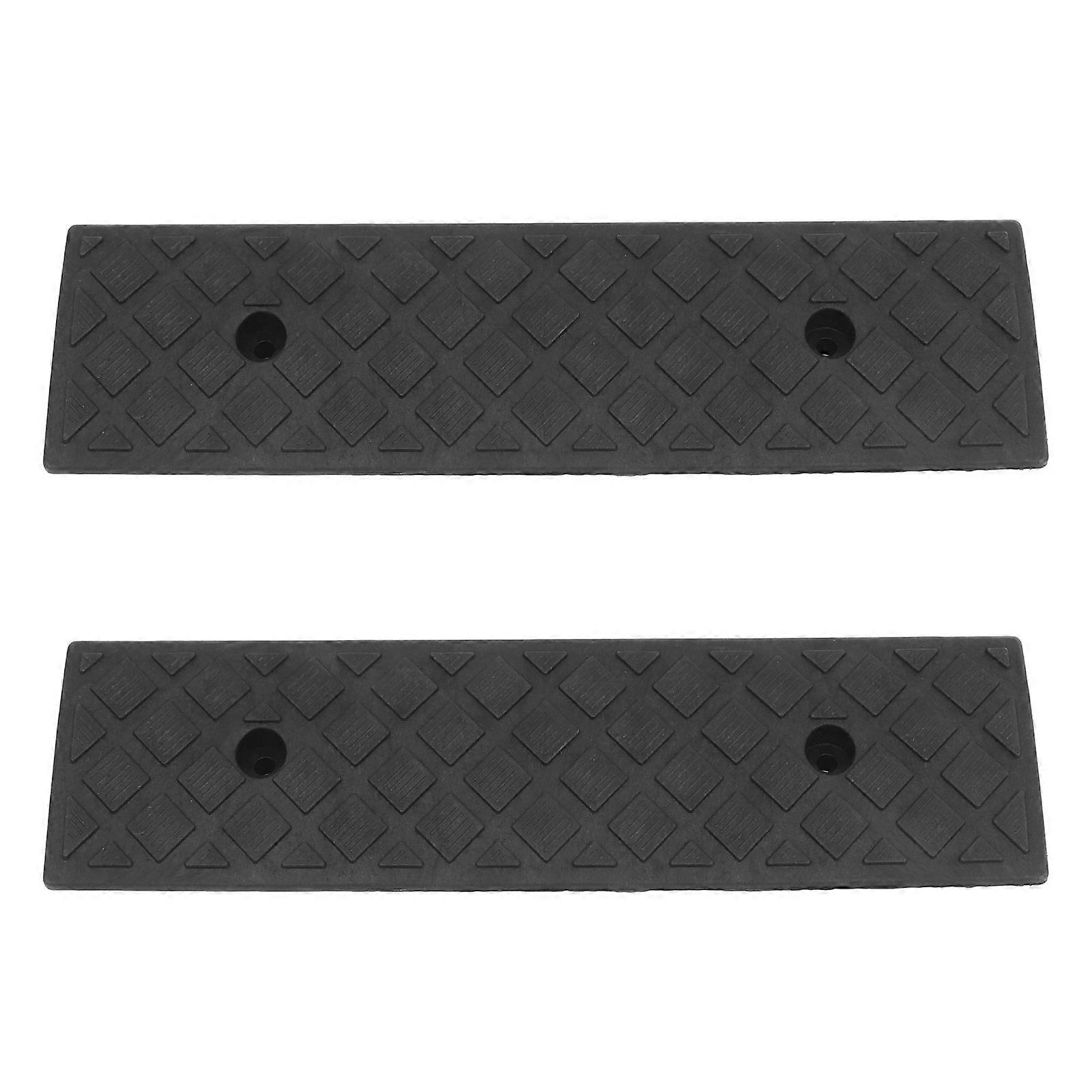 2 stk bilramper plastterskelramper bilhjulramper rullestolramper lasteramper lasteramper