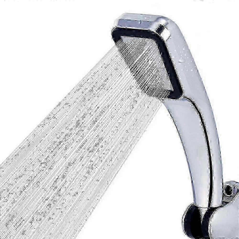 Shower Head, High - Pressure, Chrome - Plated, Square Design with Adjustable Angle for a Refreshing Shower Experience