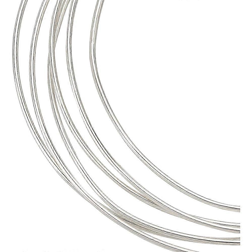 1pc Sterling Silver Wire Silver 0.8mm 3.28 Feet(1m)/pc