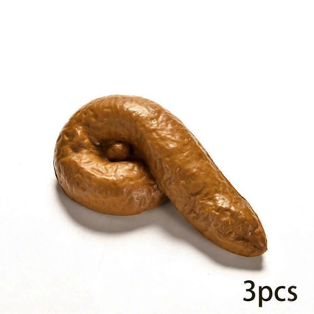Realistic Poop Mischief Piece Set Tricky Turd 3pcs