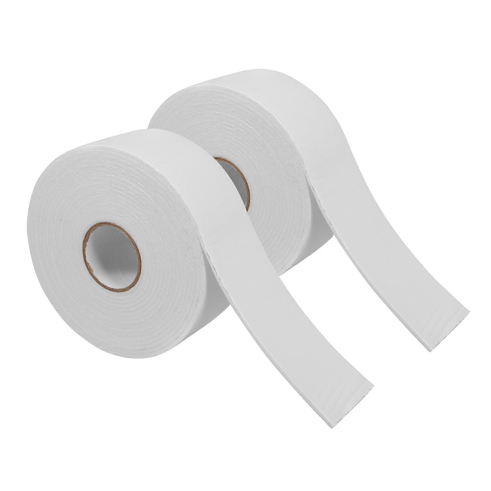 Double Sided Foam Tape Pe Adhesive for Mounting and Crafts 2Pcs White