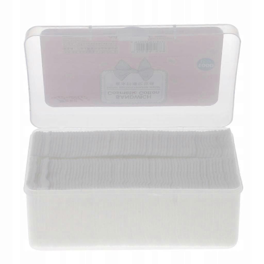 1000 Soft Cotton Pads For Removing Nail Makeup