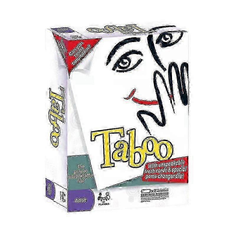 Classic Taboo Card Game Board Game Fun Finding Words Board Game Party Family Interactive Games For Adults High Quali
