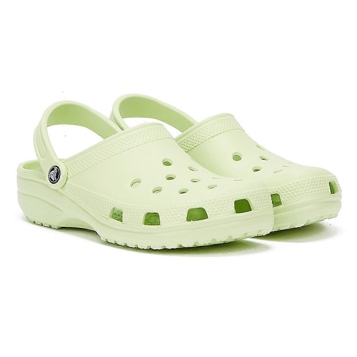 Crocs Classic Womens Celery Clogs