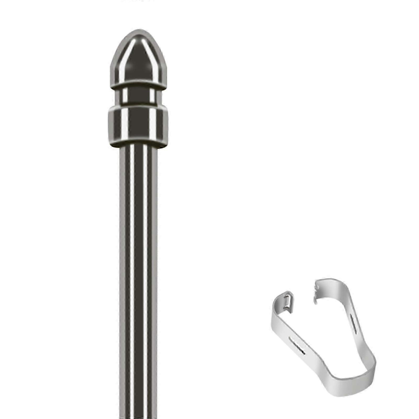 Metal Ballpoint Pen Cores with Clip for Smooth Writing, Note Taking, and Professional Use in Black and Silver Finish