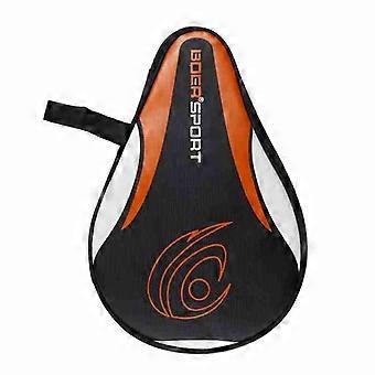 Ping Pong Paddle Case Waterproof Oxford Cloth Portable Table Tennis Racket Bag With Zipper For Men Women