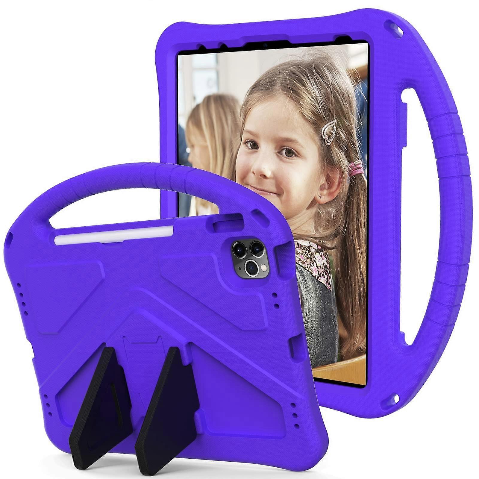 10th Generation 10.9 Inch Kids Shockproof Tablet Case with Handle and Shoulder Strap Purple
