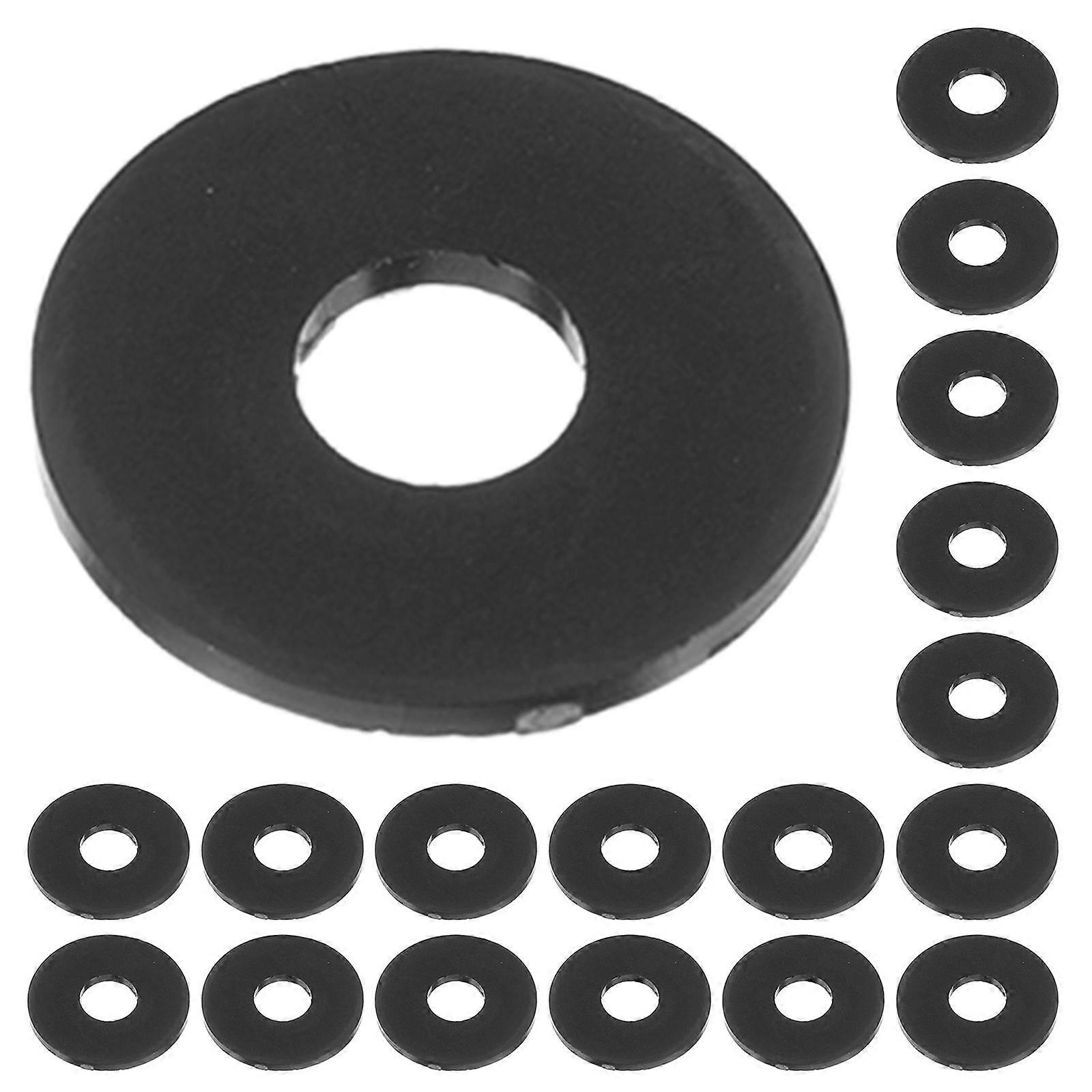 Black Nylon Washer for Fastening with Precise 5 mm x 15 mm Size Ideal for Various Applications Including Hoses and Showerheads