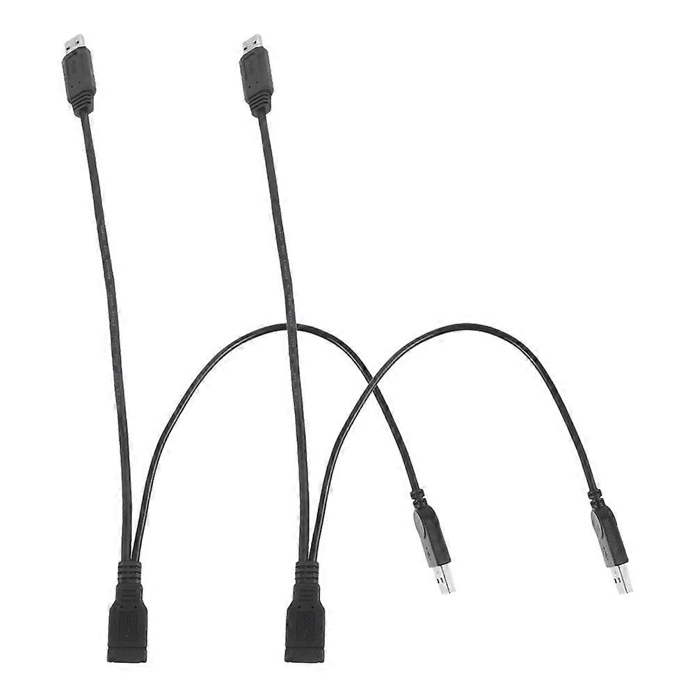 USB Port Extension Cable High Speed Data Transfer for Hard Drives 2Pcs