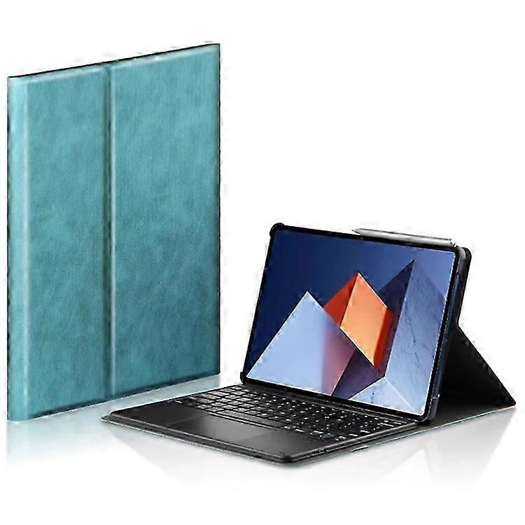 JIUYU Compatible For Huawei MateBook E (2022) Business Keyboard Case PU Leather Stand Tablet Case Bluetooth Wireless Keyboard with