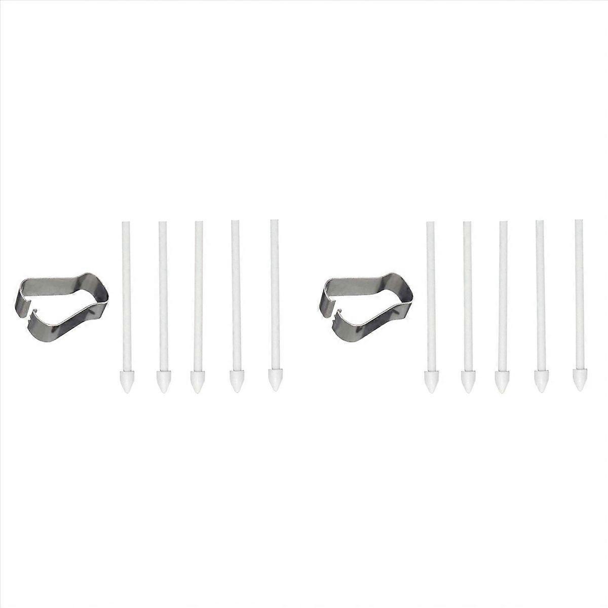 5 Pcs Stylus Refill Replacement Stylus Touch Pen Tip Substite -White