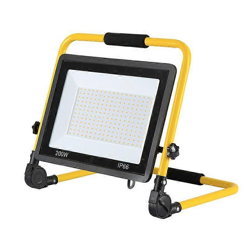 100W LED construction floodlight cool white floodlight with bracket and power cable LED floodlight IP66 work floodlight for garden