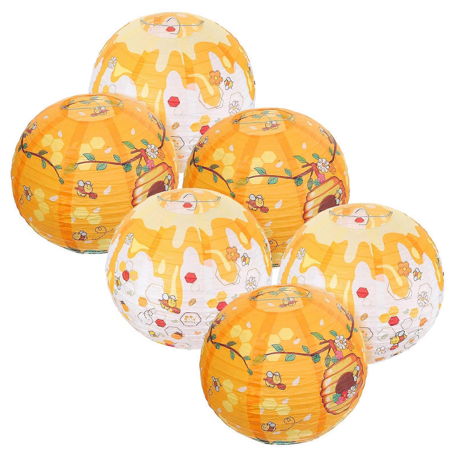 Bee Party Hanging Paper Lanterns Decorations for Party